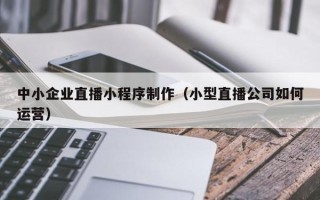 东阳中小企业直播小程序制作（小型直播公司如何运营）